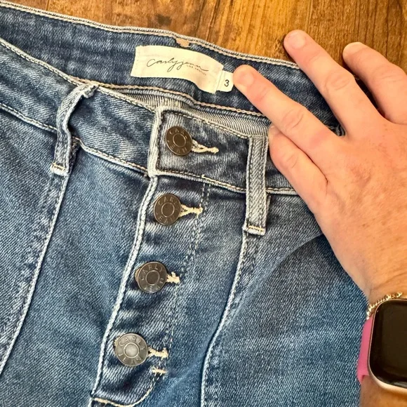 Carly Jean Los Angeles Hendrix Wide Leg Jean Size 3 - Picture 2 of 3